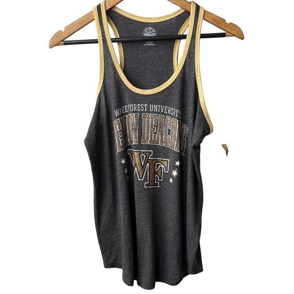 Wake Forest Demon Deacons Tank Top Women’s M Rivalry Threads NCAA Game Day NWT